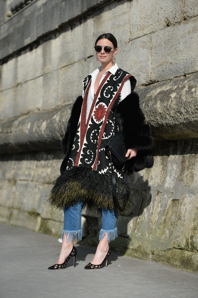 Bohemian Chic In Paris - Fashionvibe.net